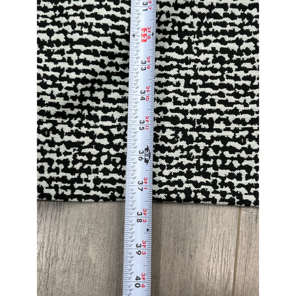 Diane Von Furstenberg Womens Nala Colorblock Tweed Coat Grey Yellow Black Size 8 - Picture 16 of 16